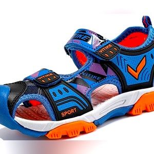 VITIKE Sport Sandals Kids Water Beach Shoes Eur 38 US 6.5 Velcro Closed Toes